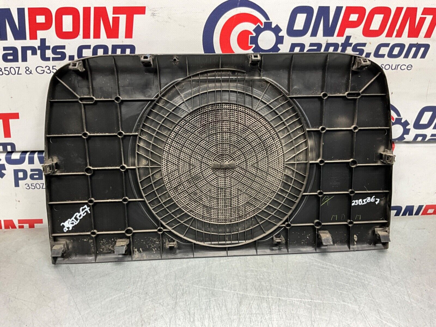 2007 Nissan Z33 350Z Driver Left Bose Subwoofer Speaker Cover 28178 OEM 23BIZE7 - On Point Parts Inc