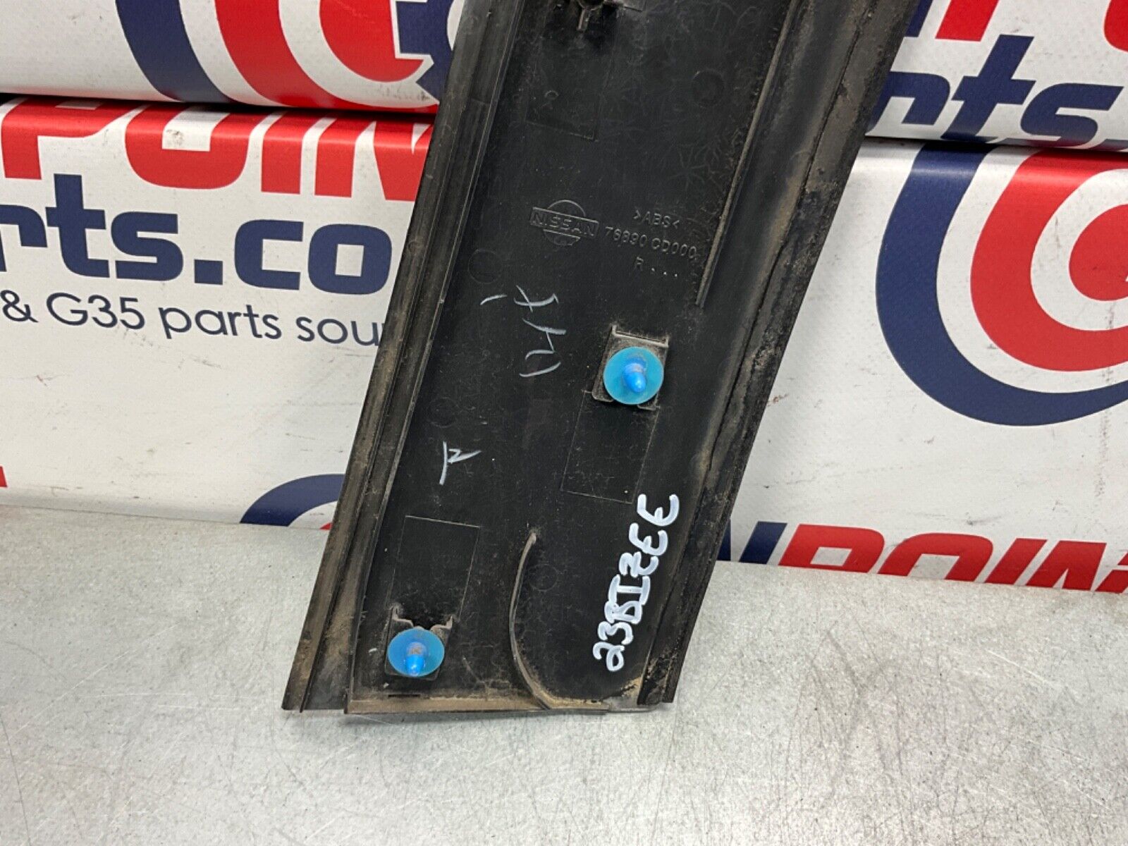 2007 Nissan Z33 350Z Passenger Right Exterior B Pillar Trim 76890 OEM 23BIZEE - On Point Parts Inc