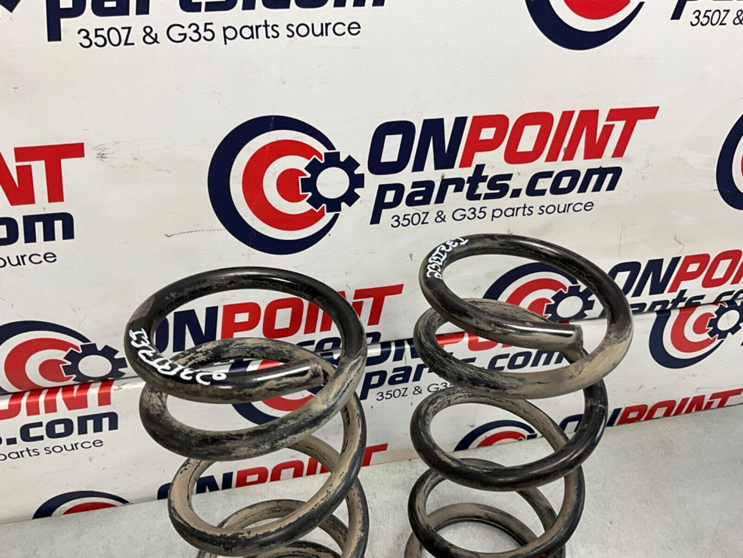 2007 Nissan Z33 350Z Rear Red Dot Coil Springs OEM 23BIZEI - On Point Parts Inc