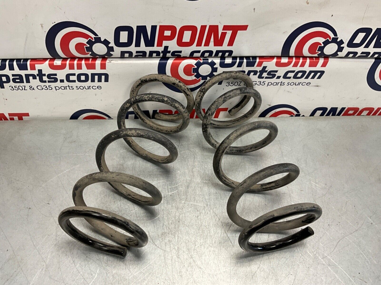 2007 Nissan Z33 350Z Rear Red Dot Coil Springs OEM 23BIZEI - On Point Parts Inc