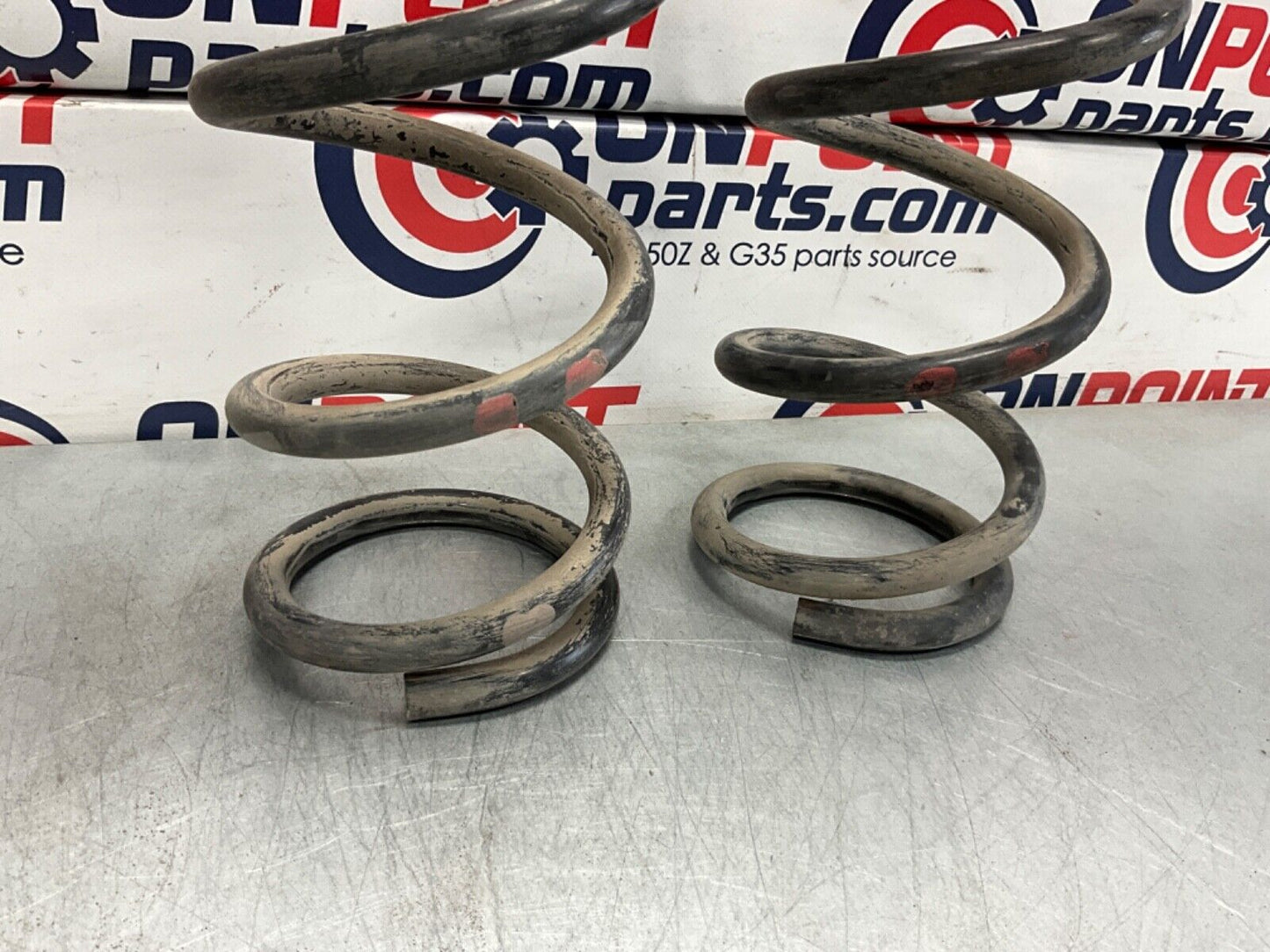 2007 Nissan Z33 350Z Rear Red Dot Coil Springs OEM 23BIZEI - On Point Parts Inc