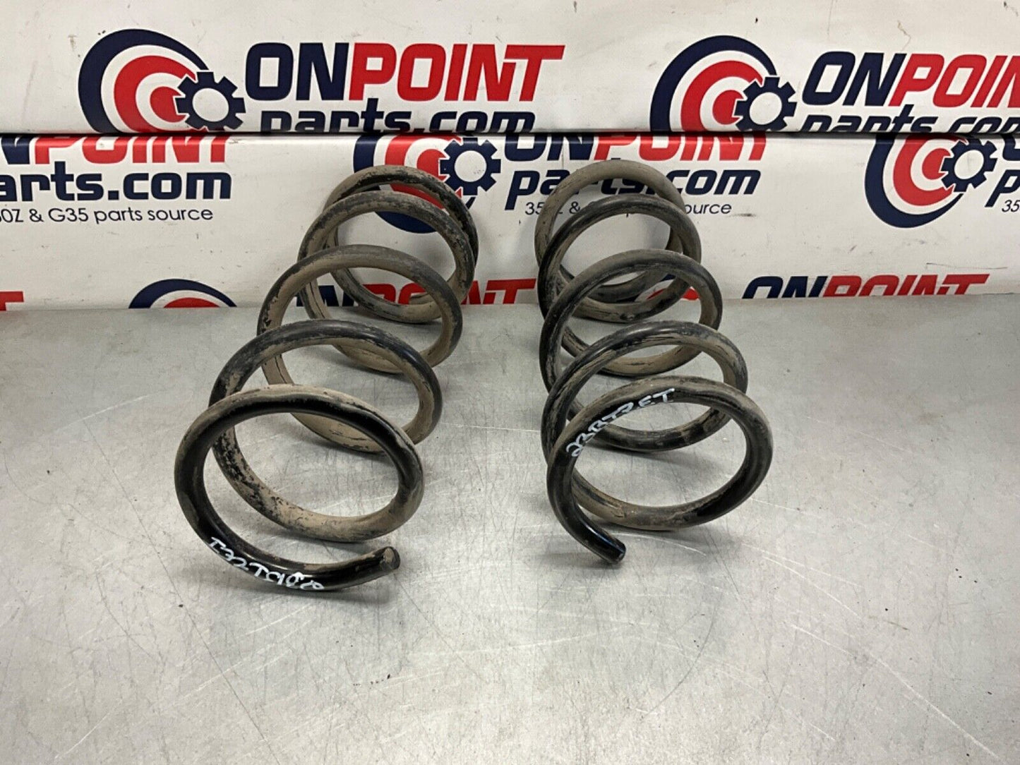 2007 Nissan Z33 350Z Rear Red Dot Coil Springs OEM 23BIZEI - On Point Parts Inc