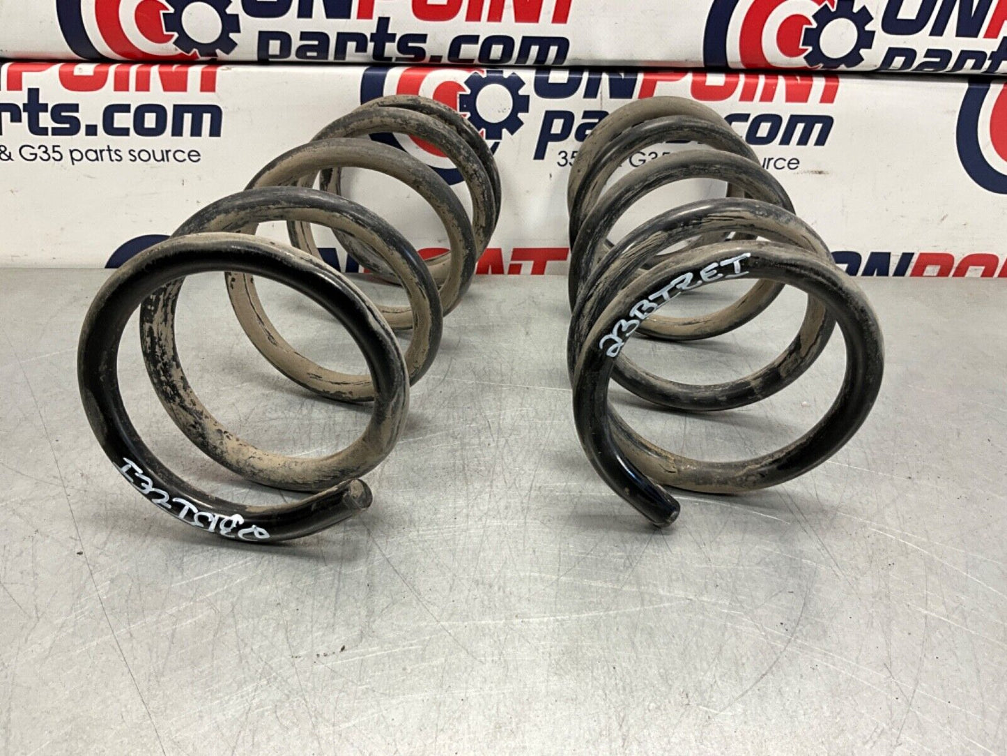 2007 Nissan Z33 350Z Rear Red Dot Coil Springs OEM 23BIZEI - On Point Parts Inc