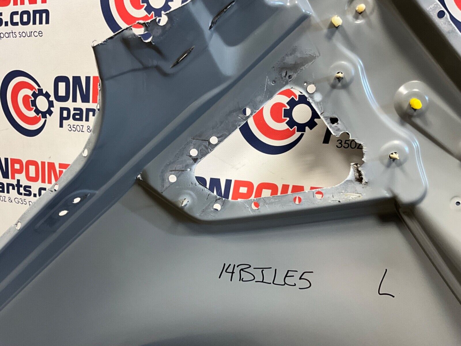 2014 Nissan Z34 370Z Driver Left Rear Quarter Fender OEM 14BILE5 - On Point Parts Inc