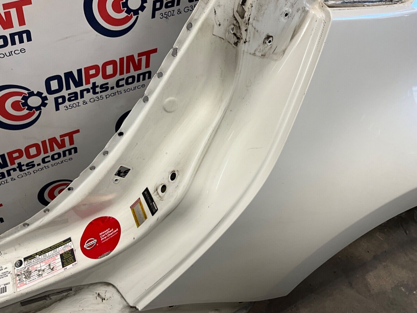 2014 Nissan Z34 370Z Driver Left Rear Quarter Fender OEM 14BILE5 - On Point Parts Inc