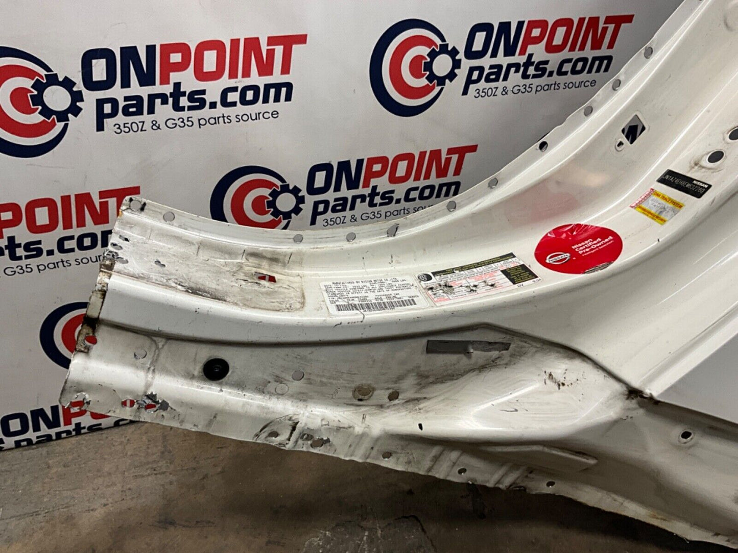 2014 Nissan Z34 370Z Driver Left Rear Quarter Fender OEM 14BILE5 - On Point Parts Inc