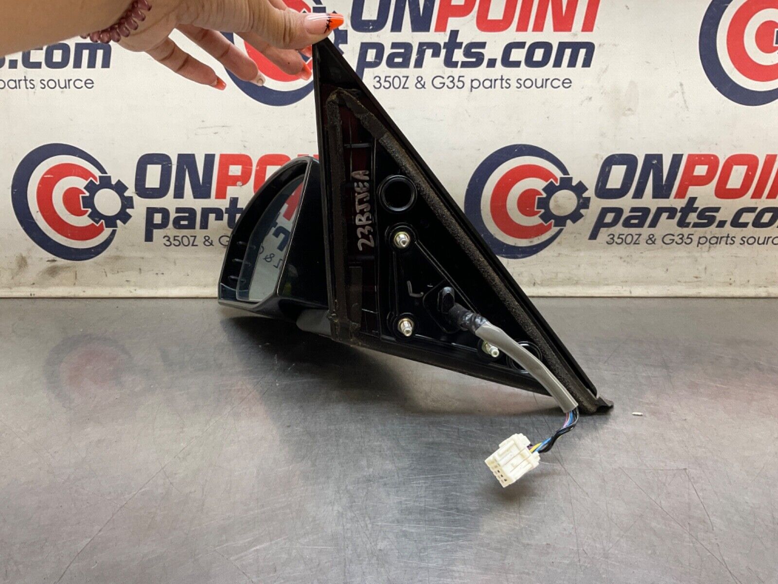 2006 Nissan Z33 350Z Driver Left Side Mirror OEM 23BJJEA - On Point Parts Inc