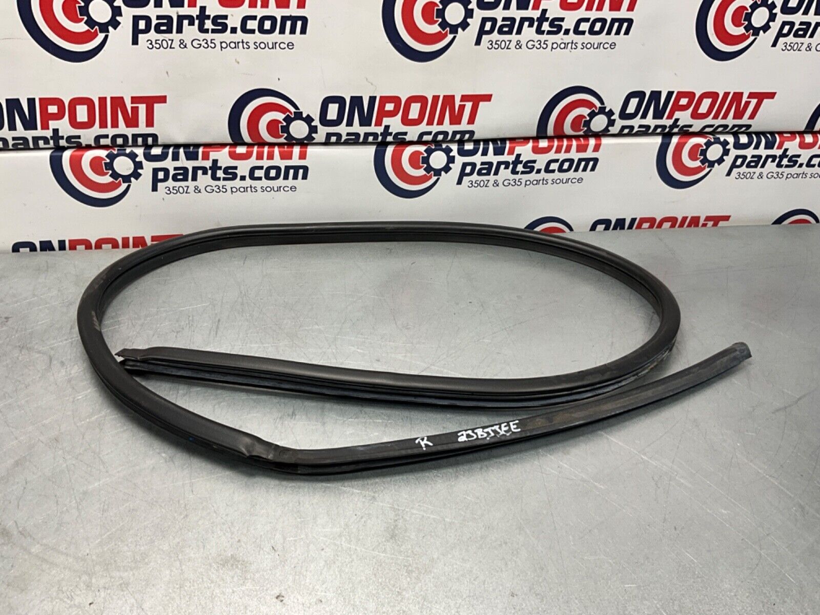 2006 Nissan Z33 350Z Passenger Right Inner Body Door Seal OEM 23BJJEE - On Point Parts Inc