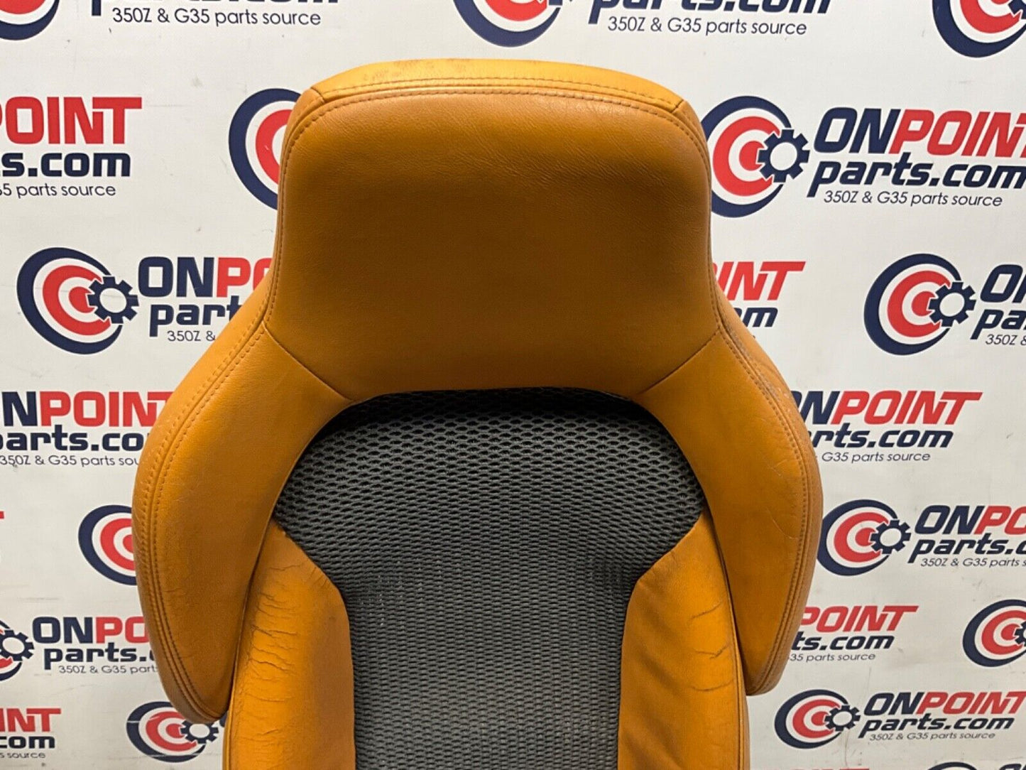 2006 Nissan Z33 350Z Convertible Burnt Orange Leather Net Seats OEM 23BJJE9 - On Point Parts Inc