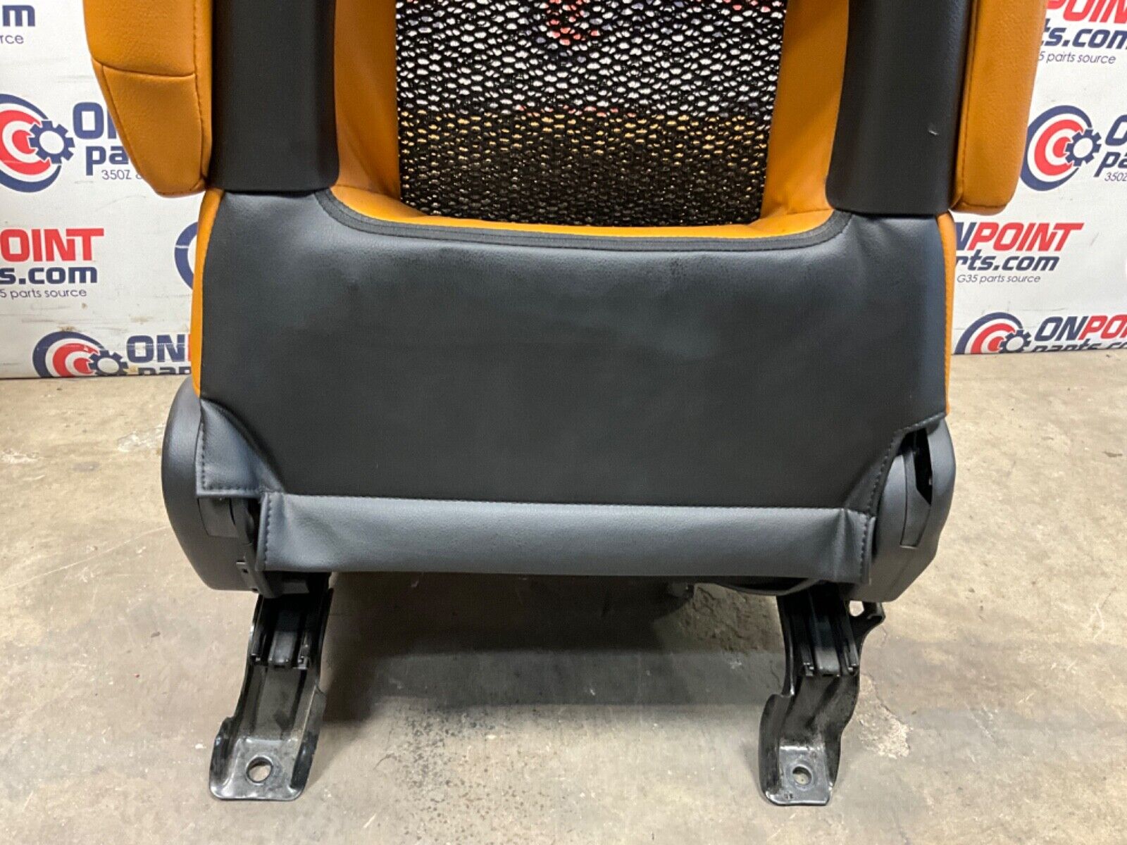 2006 Nissan Z33 350Z Convertible Burnt Orange Leather Net Seats OEM 23BJJE9 - On Point Parts Inc
