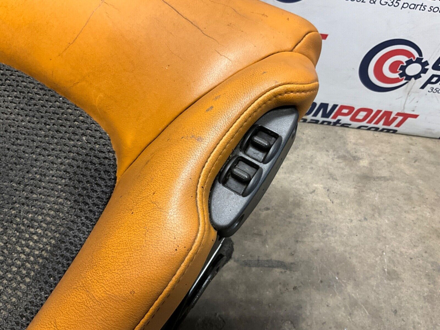 2006 Nissan Z33 350Z Convertible Burnt Orange Leather Net Seats OEM 23BJJE9 - On Point Parts Inc