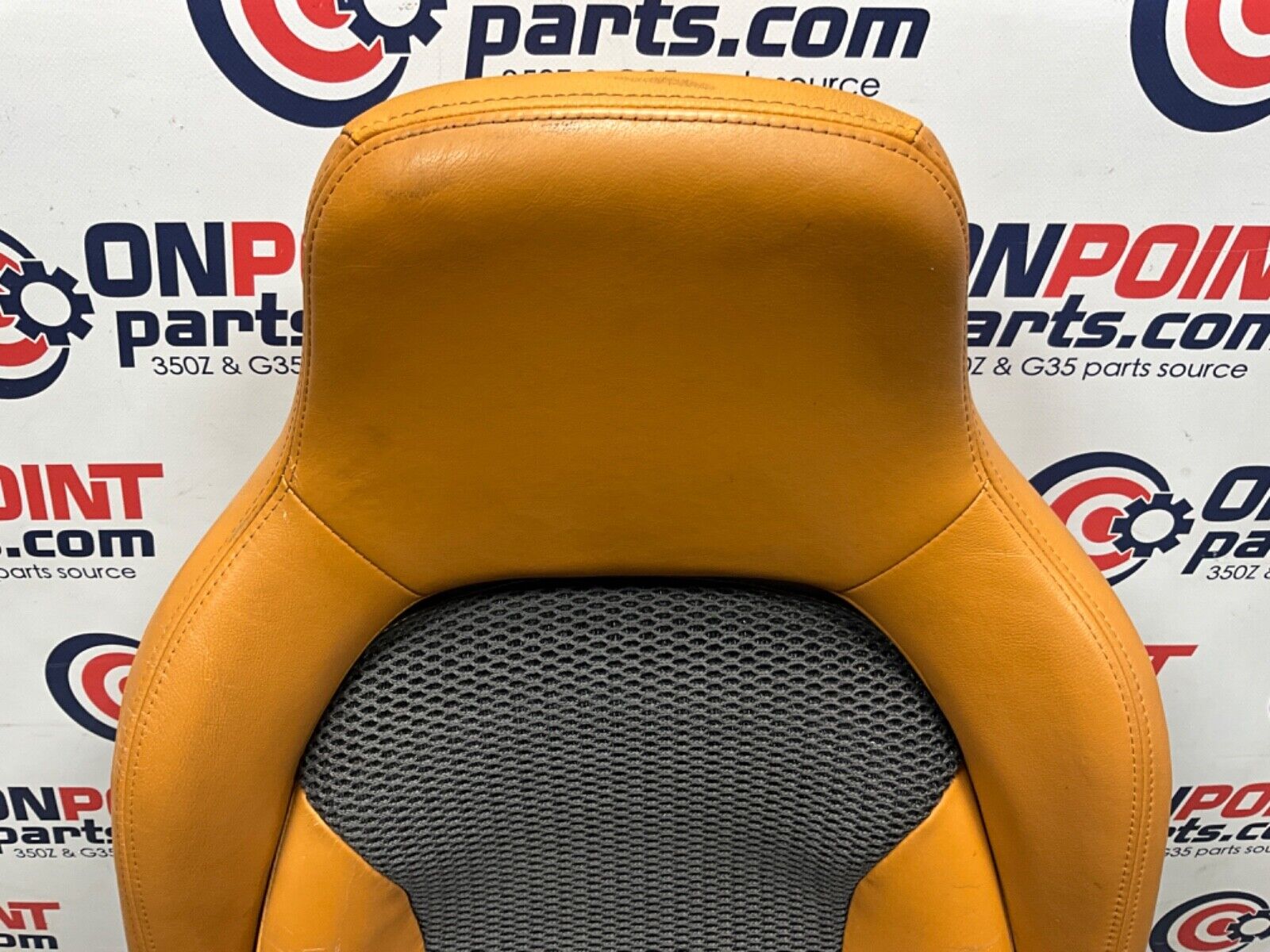 2006 Nissan Z33 350Z Convertible Burnt Orange Leather Net Seats OEM 23BJJE9 - On Point Parts Inc