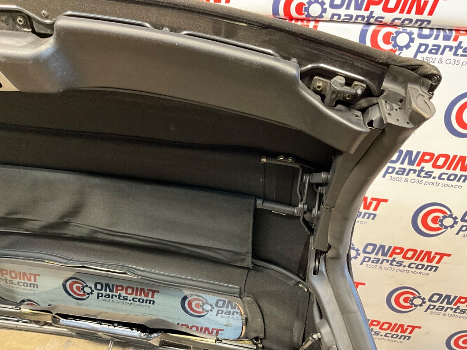 2006 Nissan Z33 350Z Convertible Soft Top and Frame with Motors OEM 23BJJE9 - On Point Parts Inc