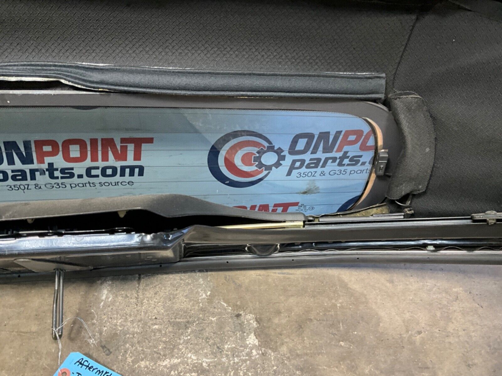 2006 Nissan Z33 350Z Convertible Soft Top and Frame with Motors OEM 23BJJE9 - On Point Parts Inc