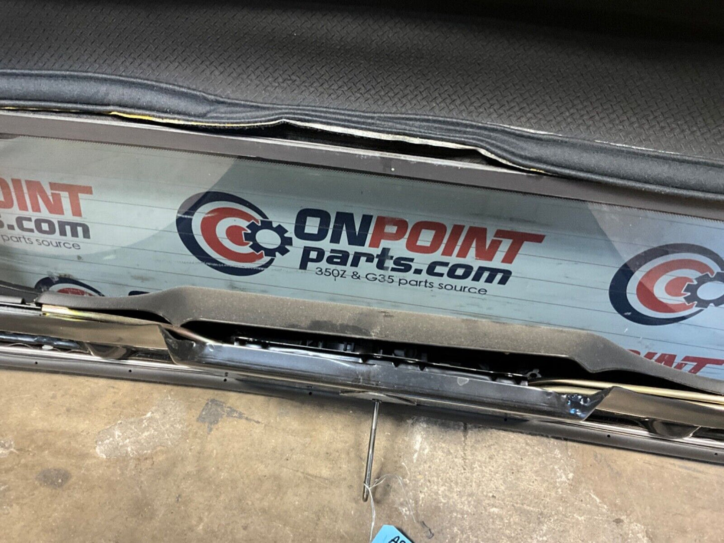 2006 Nissan Z33 350Z Convertible Soft Top and Frame with Motors OEM 23BJJE9 - On Point Parts Inc