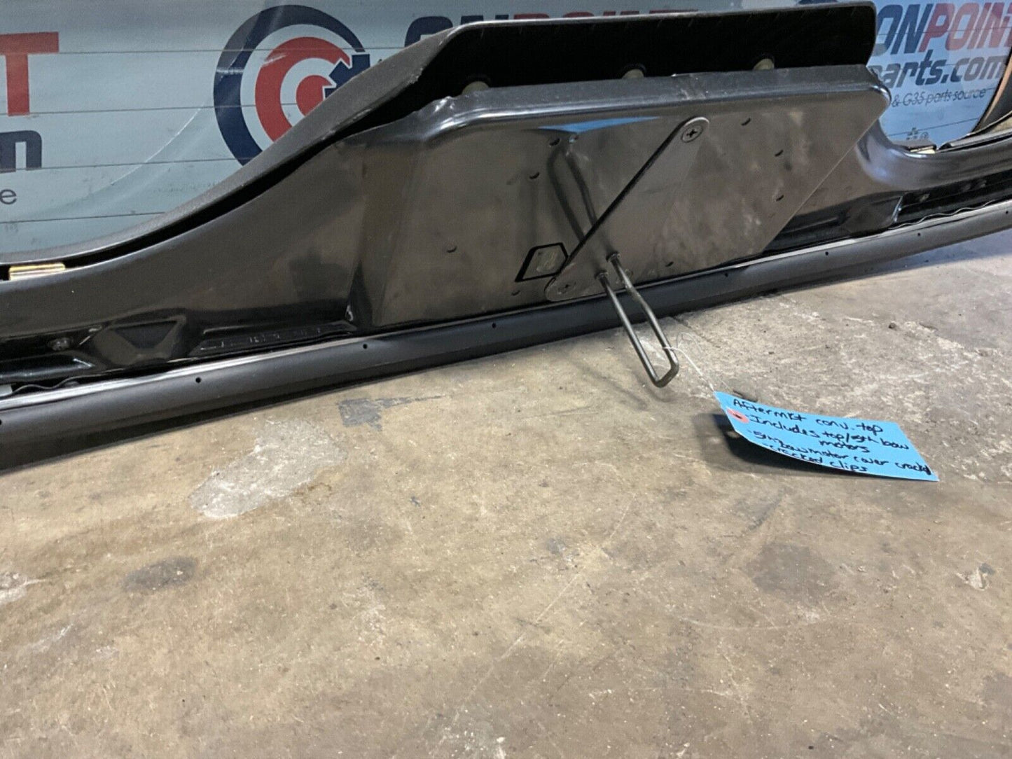 2006 Nissan Z33 350Z Convertible Soft Top and Frame with Motors OEM 23BJJE9 - On Point Parts Inc