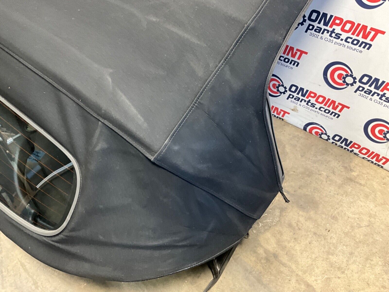 2006 Nissan Z33 350Z Convertible Soft Top and Frame with Motors OEM 23BJJE9 - On Point Parts Inc