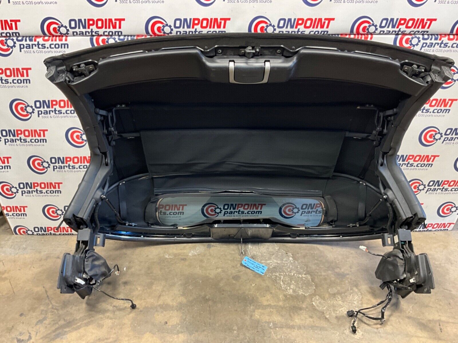 2006 Nissan Z33 350Z Convertible Soft Top and Frame with Motors OEM 23BJJE9 - On Point Parts Inc