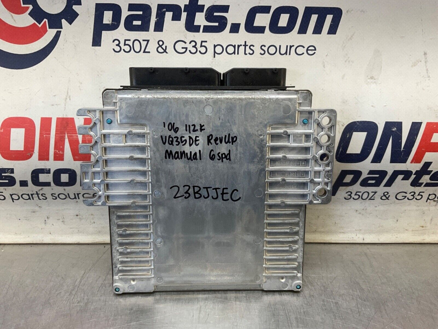 2006Nissan Z33 350Z ECUECM Engine Control Module Manual VQ35DE RevUp OEM 23BJJEC - On Point Parts Inc