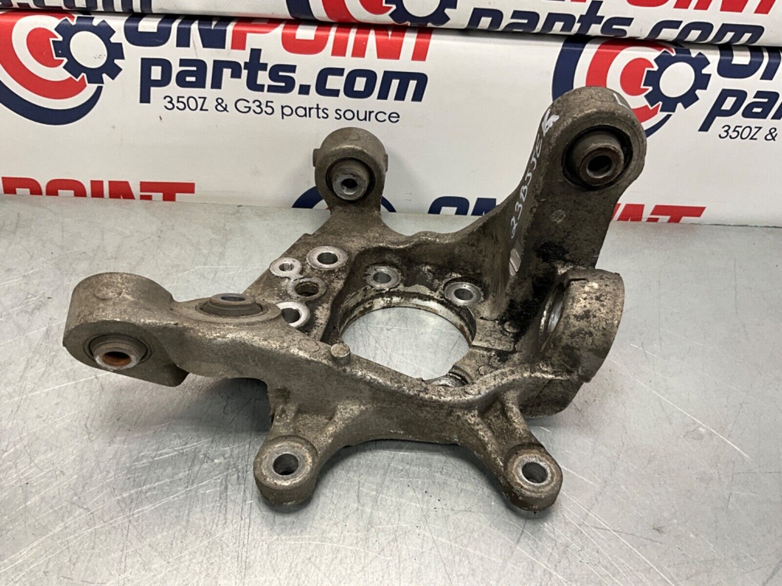 2006 Nissan Z33 350Z Driver Left Rear Suspension Knuckle Axle Housing OEM 23BJJE - On Point Parts Inc