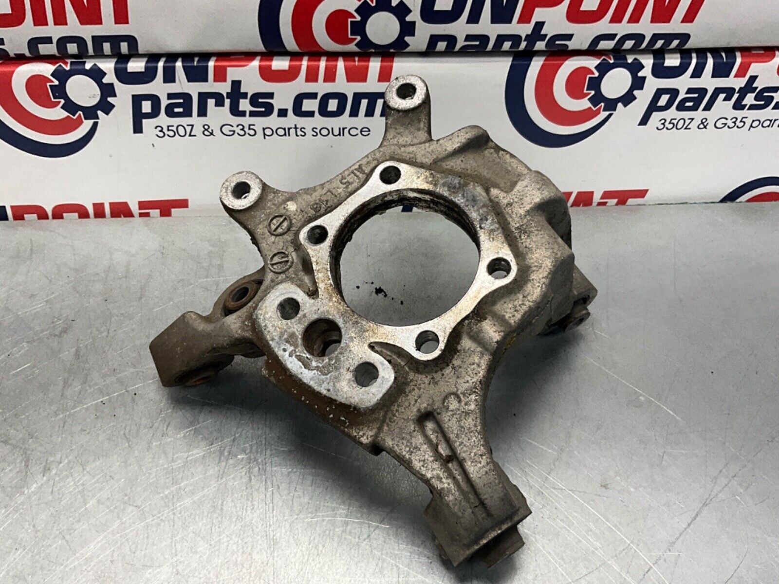 2006 Nissan Z33 350Z Driver Left Rear Suspension Knuckle Axle Housing OEM 23BJJE - On Point Parts Inc