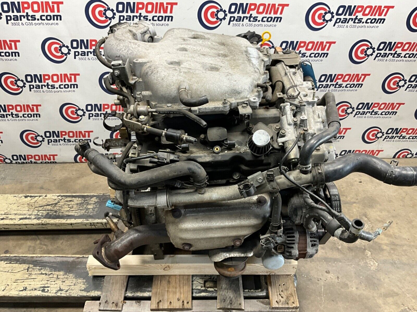 2006 Nissan Z33 350Z VQ35DE REVUp Engine 121k Manual with Clutch OEM 23BJJE - On Point Parts Inc
