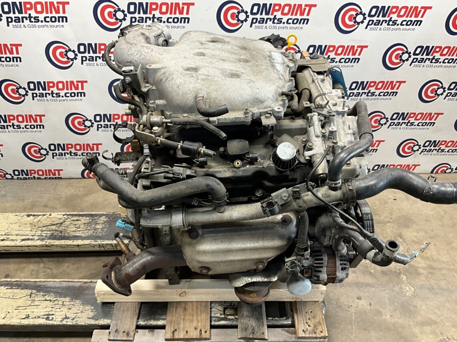 2006 Nissan Z33 350Z VQ35DE REVUp Engine 121k Manual with Clutch OEM 23BJJE - On Point Parts Inc