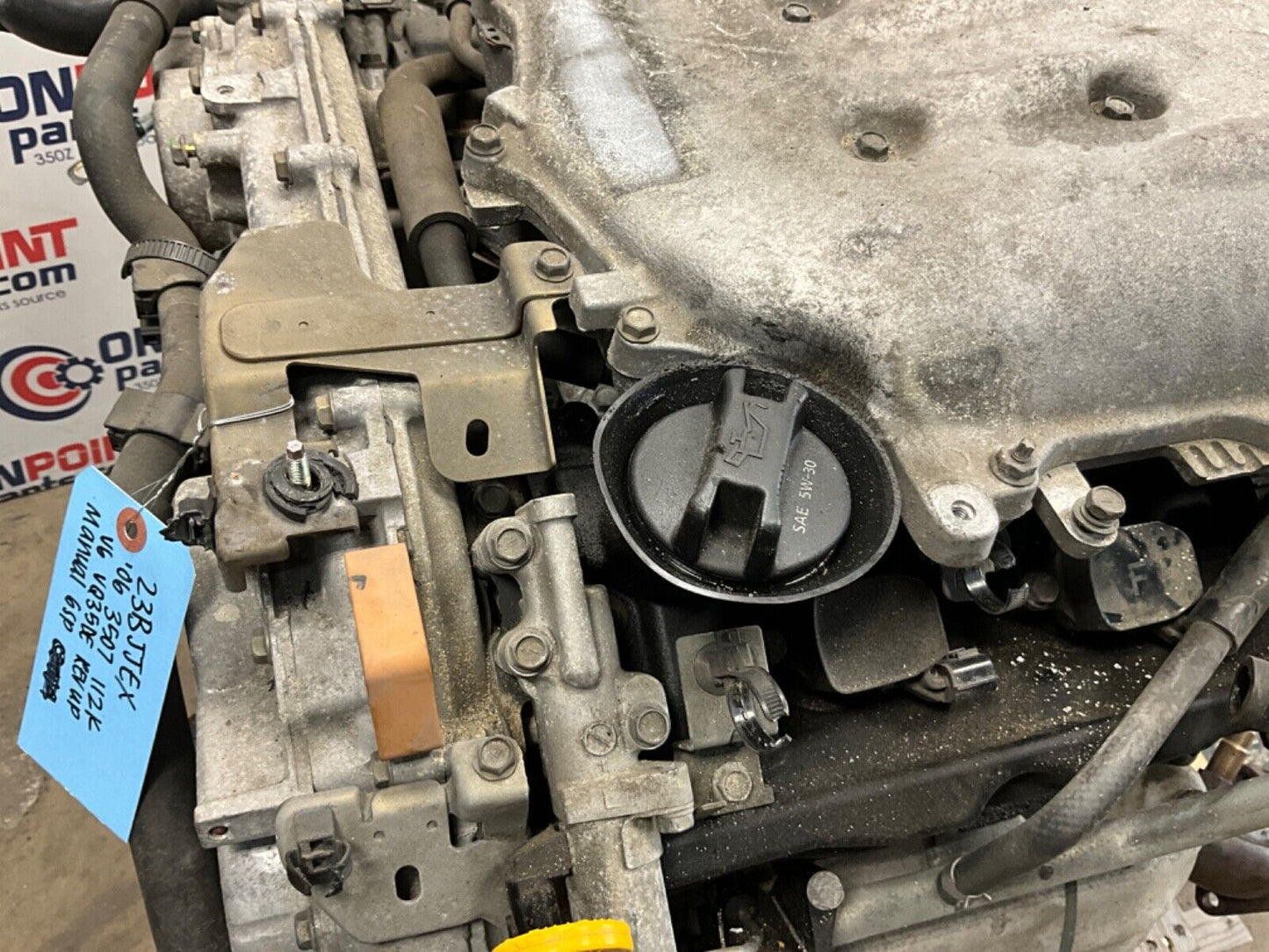 2006 Nissan Z33 350Z VQ35DE REVUp Engine 121k Manual with Clutch OEM 23BJJE - On Point Parts Inc