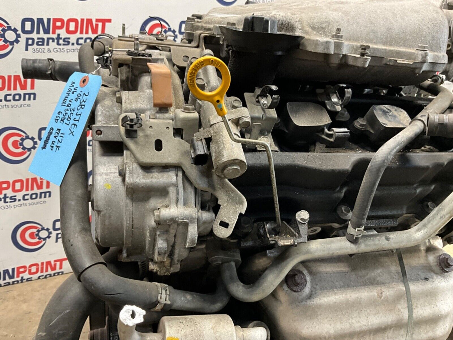2006 Nissan Z33 350Z VQ35DE REVUp Engine 121k Manual with Clutch OEM 23BJJE - On Point Parts Inc