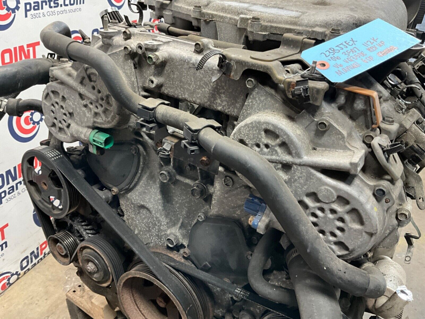 2006 Nissan Z33 350Z VQ35DE REVUp Engine 121k Manual with Clutch OEM 23BJJE - On Point Parts Inc
