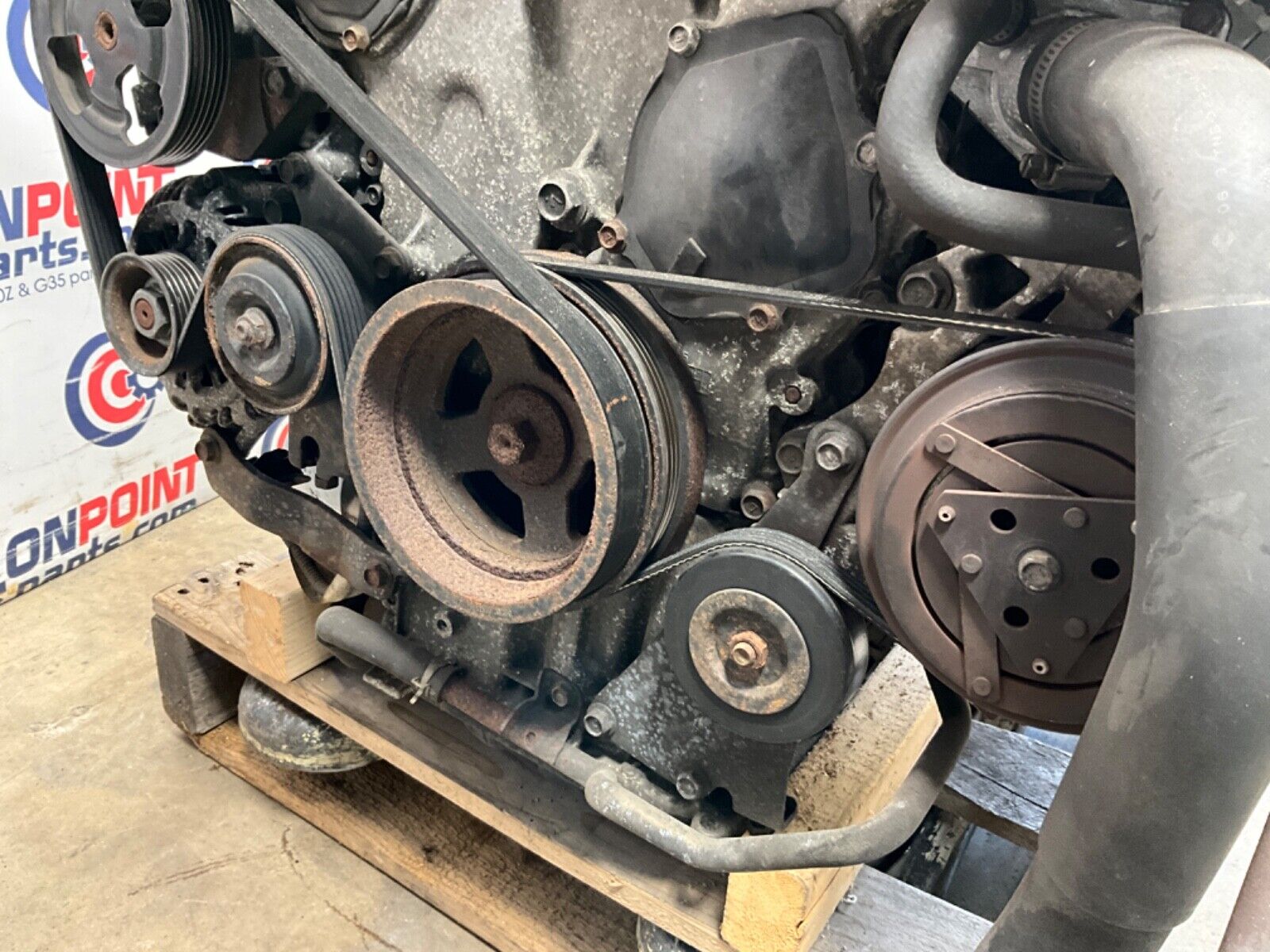 2006 Nissan Z33 350Z VQ35DE REVUp Engine 121k Manual with Clutch OEM 23BJJE - On Point Parts Inc