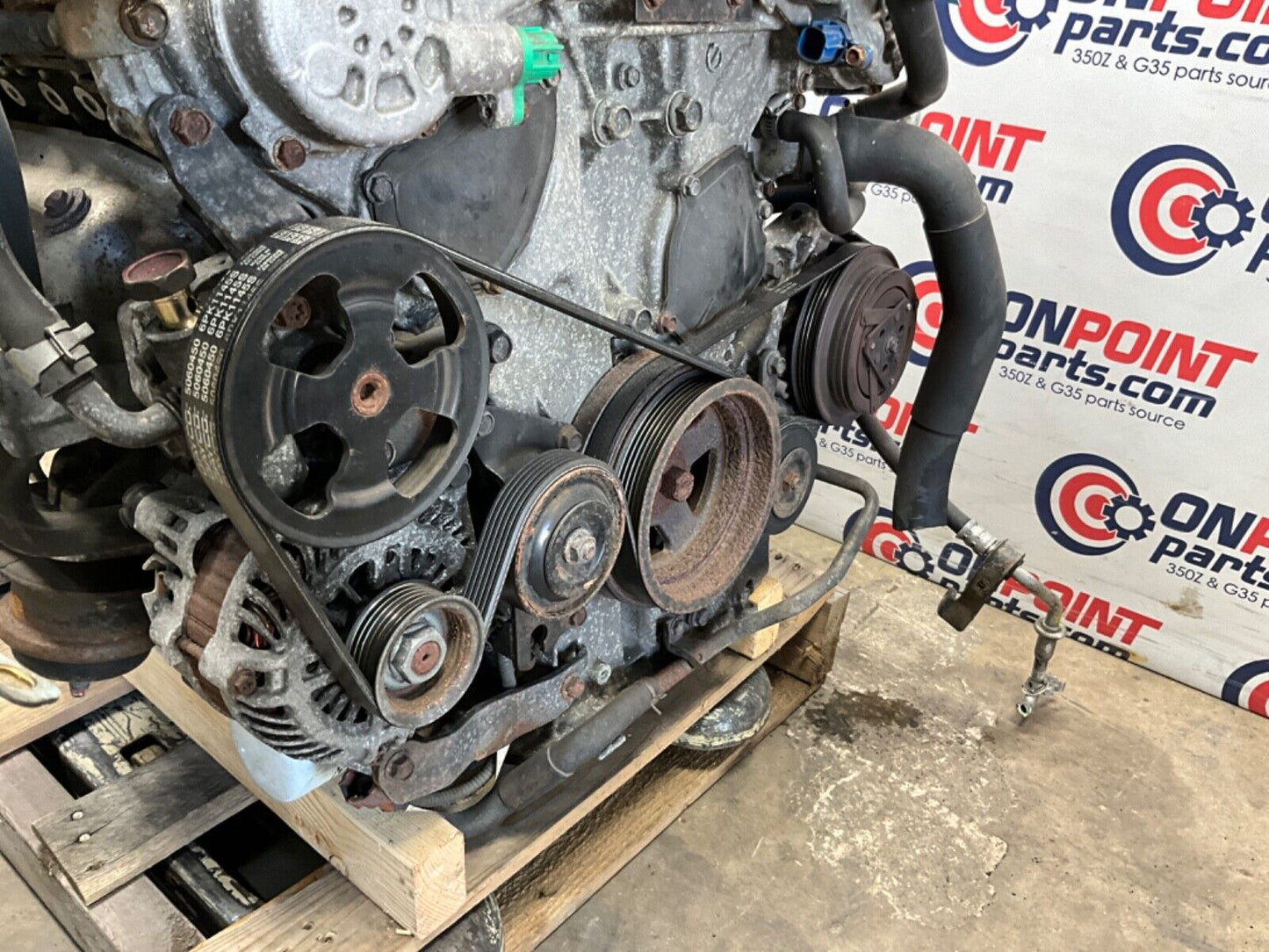 2006 Nissan Z33 350Z VQ35DE REVUp Engine 121k Manual with Clutch OEM 23BJJE - On Point Parts Inc
