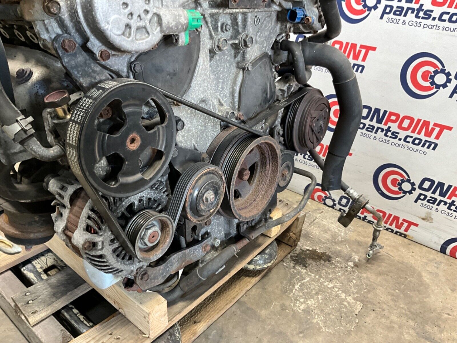 2006 Nissan Z33 350Z VQ35DE REVUp Engine 121k Manual with Clutch OEM 23BJJE - On Point Parts Inc