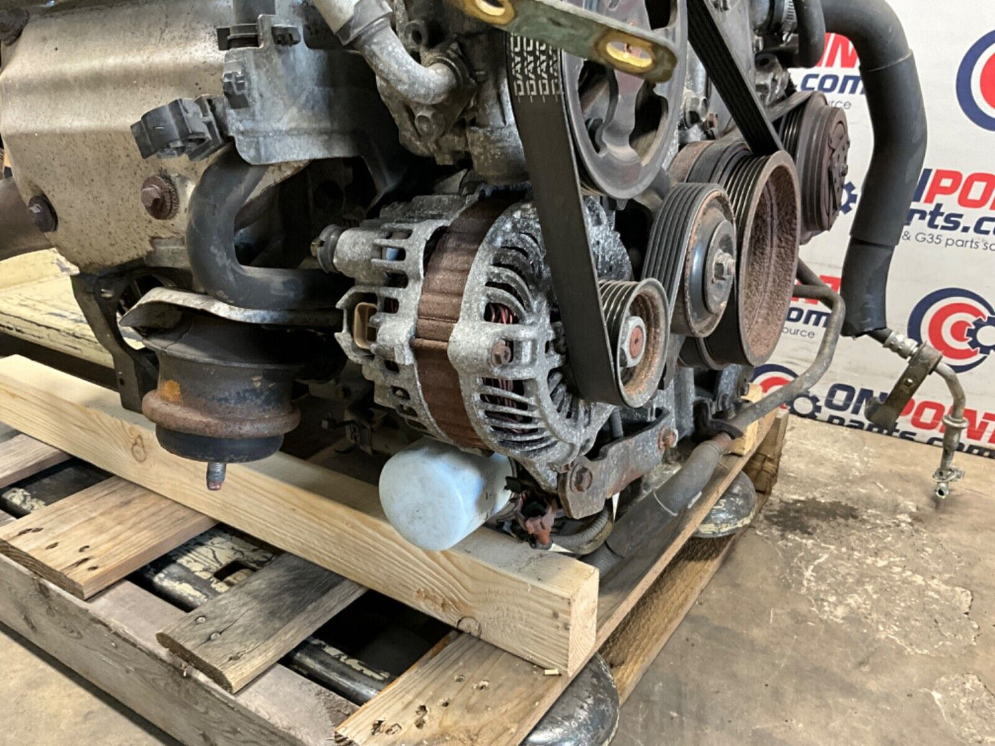 2006 Nissan Z33 350Z VQ35DE REVUp Engine 121k Manual with Clutch OEM 23BJJE - On Point Parts Inc