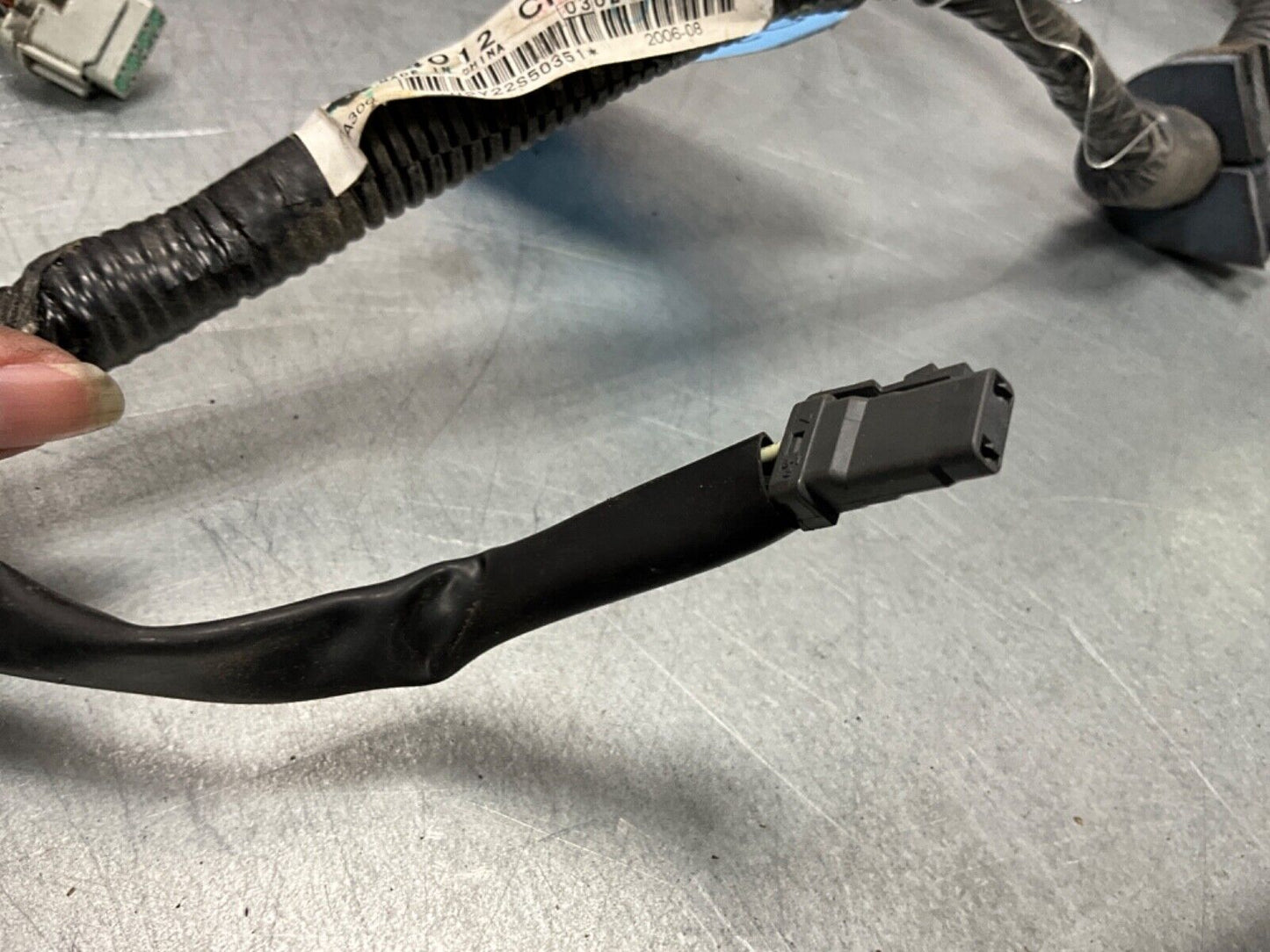 2006 Nissan Z33 350Z VQ35DE RevUP Engine Bay Body Harness Manual OEM 23BJJEI - On Point Parts Inc