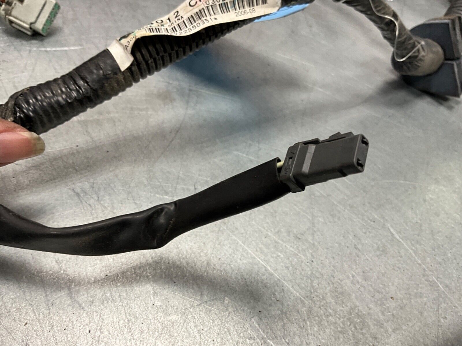 2006 Nissan Z33 350Z VQ35DE RevUP Engine Bay Body Harness Manual OEM 23BJJEI - On Point Parts Inc