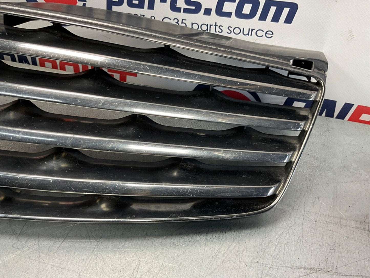 2005 Infiniti V35 G35 Coupe Front Bumper Grille with Emblem OEM 13BJXE2 - On Point Parts Inc