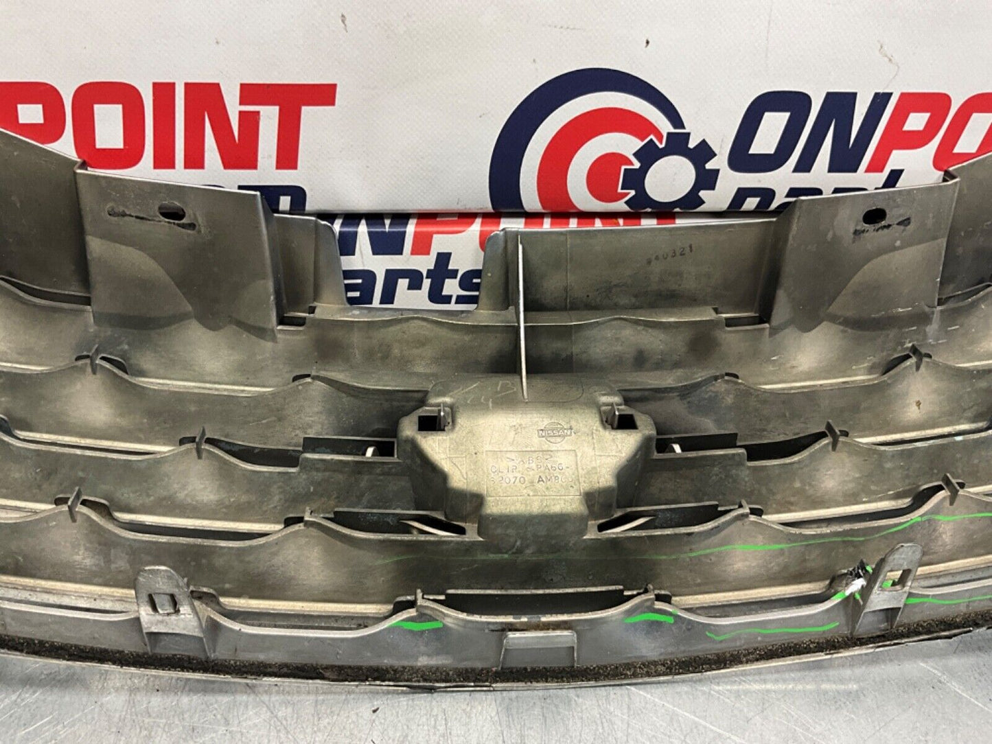 2005 Infiniti V35 G35 Coupe Front Bumper Grille with Emblem OEM 13BJXE2 - On Point Parts Inc