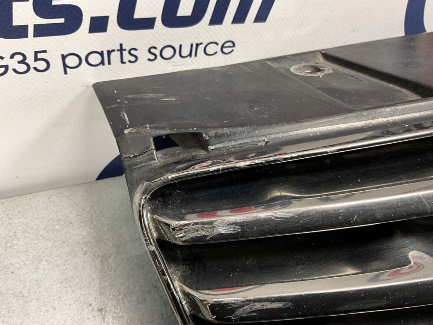 2005 Infiniti V35 G35 Coupe Front Bumper Grille with Emblem OEM 13BJXE2 - On Point Parts Inc