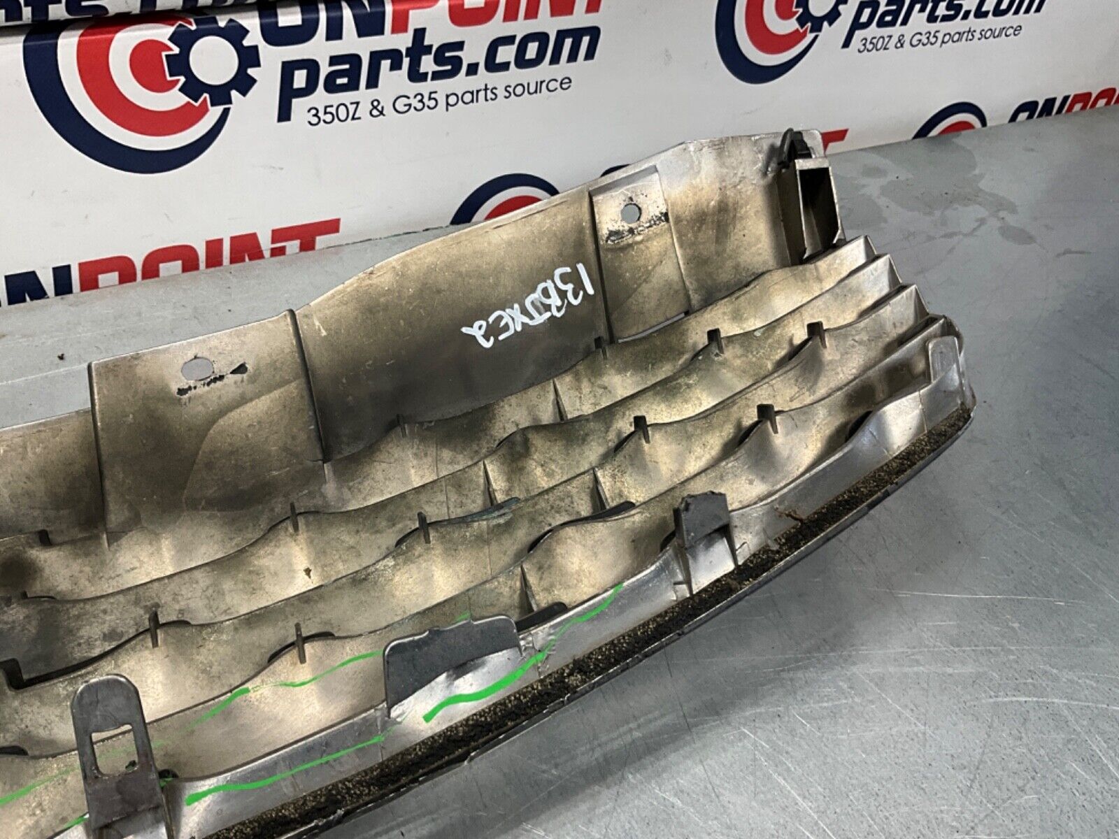 2005 Infiniti V35 G35 Coupe Front Bumper Grille with Emblem OEM 13BJXE2 - On Point Parts Inc