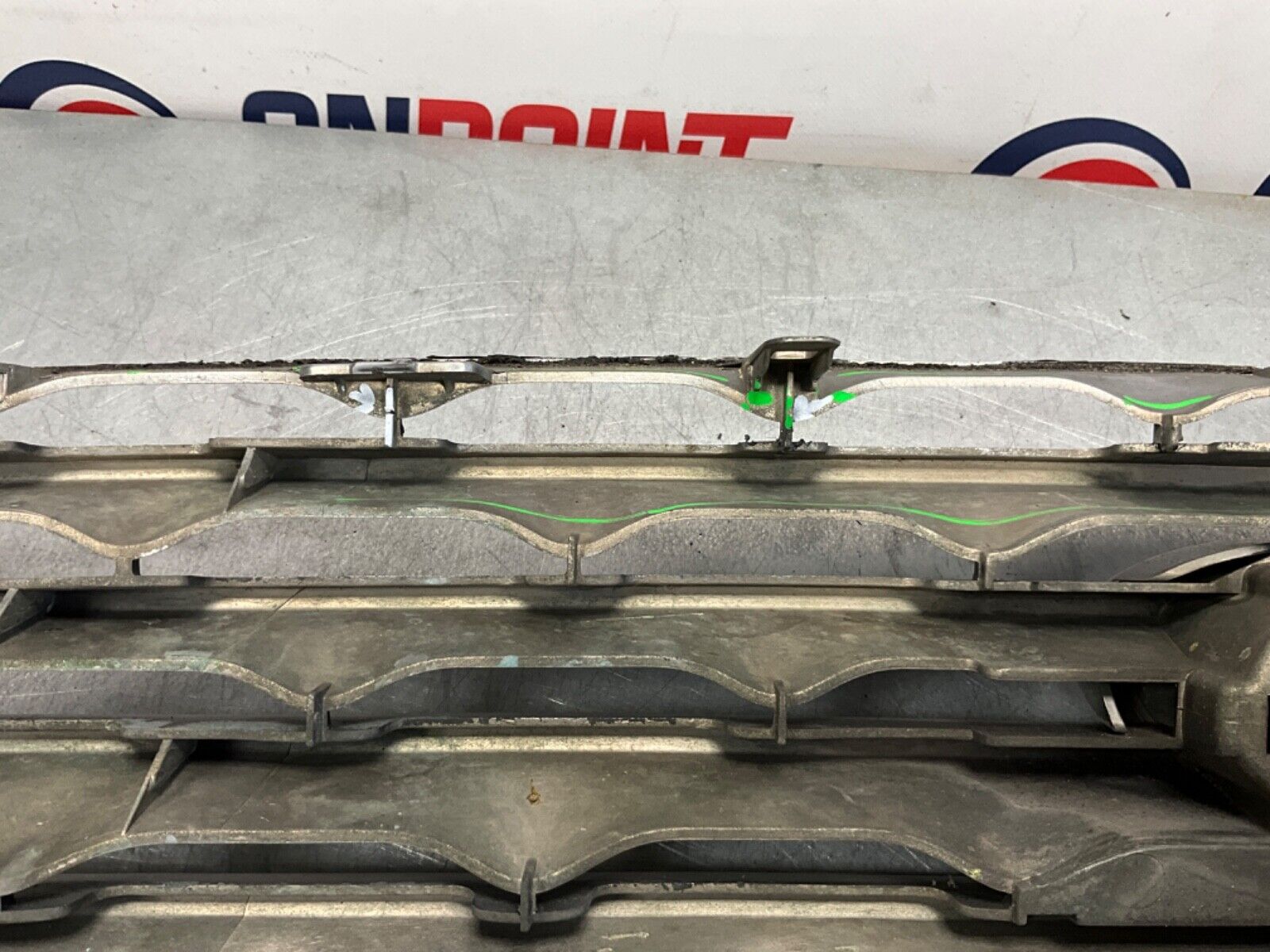 2005 Infiniti V35 G35 Coupe Front Bumper Grille with Emblem OEM 13BJXE2 - On Point Parts Inc