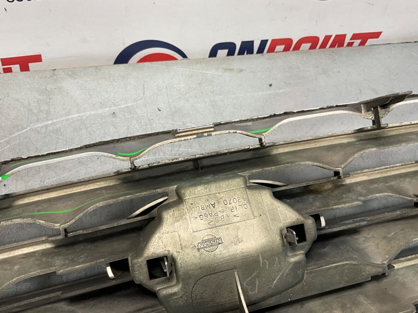 2005 Infiniti V35 G35 Coupe Front Bumper Grille with Emblem OEM 13BJXE2 - On Point Parts Inc