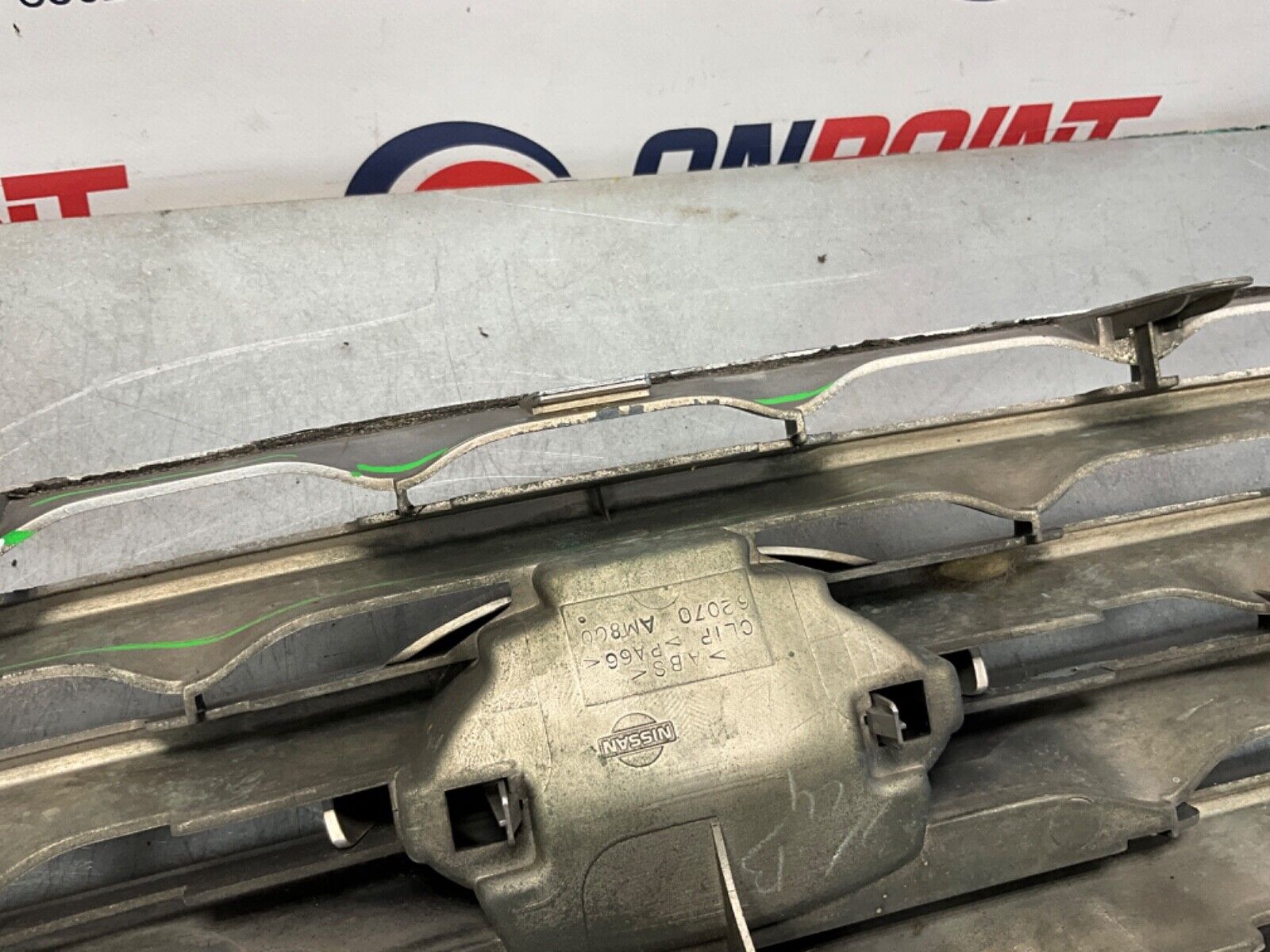 2005 Infiniti V35 G35 Coupe Front Bumper Grille with Emblem OEM 13BJXE2 - On Point Parts Inc