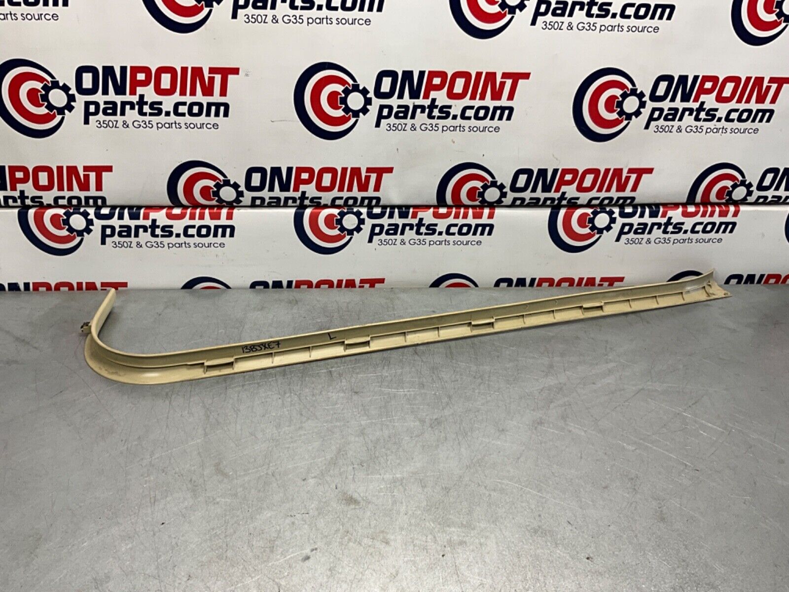 2005 Infiniti V35 G35 Coupe Driver Left Door Threshold Sill Trim OEM 13BJXE7 - On Point Parts Inc