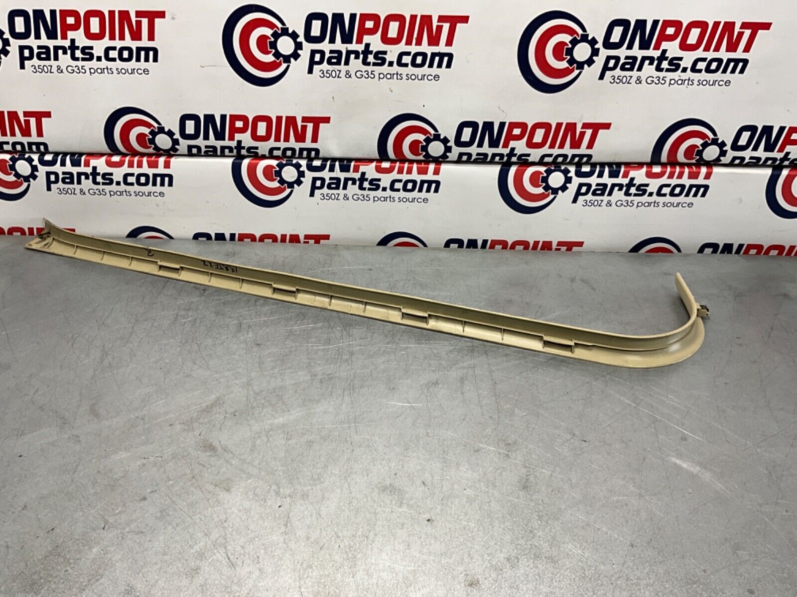 2005 Infiniti V35 G35 Coupe Passenger Right Door Threshold Sill Trim OEM 13BJXE7 - On Point Parts Inc