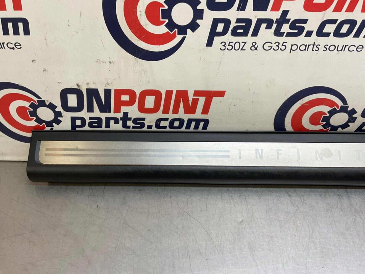 2005 Infiniti V35 G35 Driver Door Threshold Kick Plate Trim 76895 OEM 13BJXE7 - On Point Parts Inc