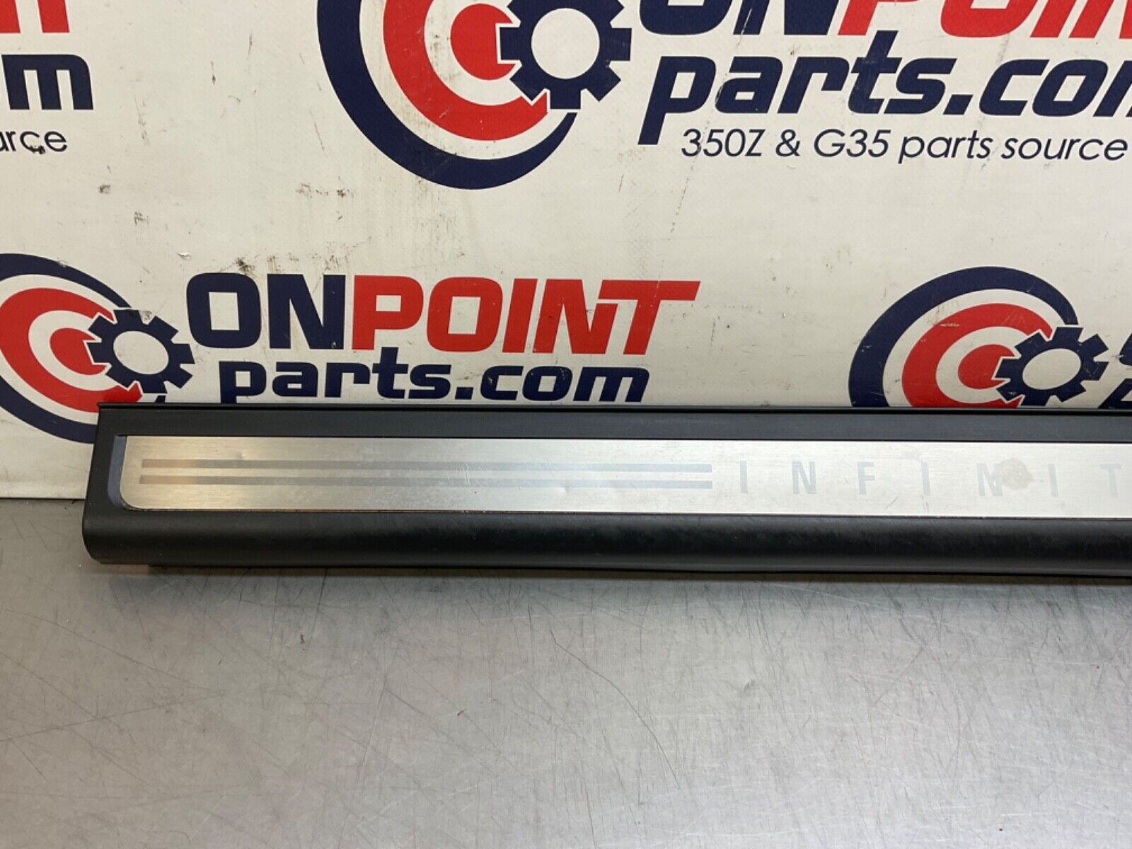 2005 Infiniti V35 G35 Driver Door Threshold Kick Plate Trim 76895 OEM 13BJXE7 - On Point Parts Inc