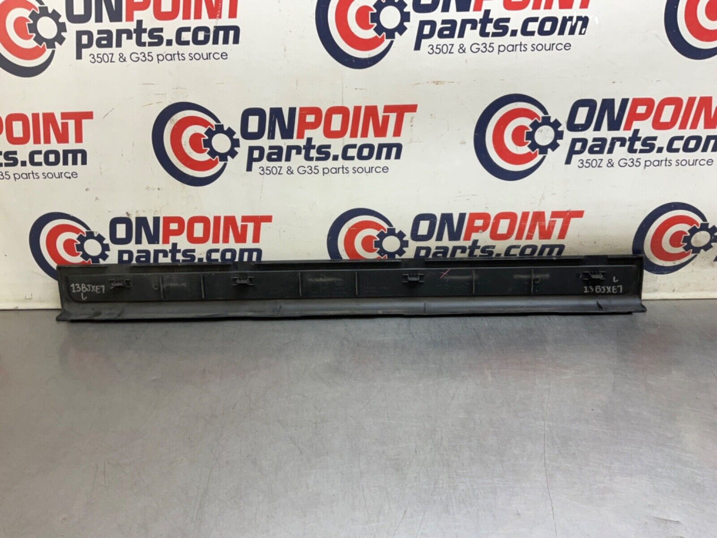 2005 Infiniti V35 G35 Driver Door Threshold Kick Plate Trim 76895 OEM 13BJXE7 - On Point Parts Inc