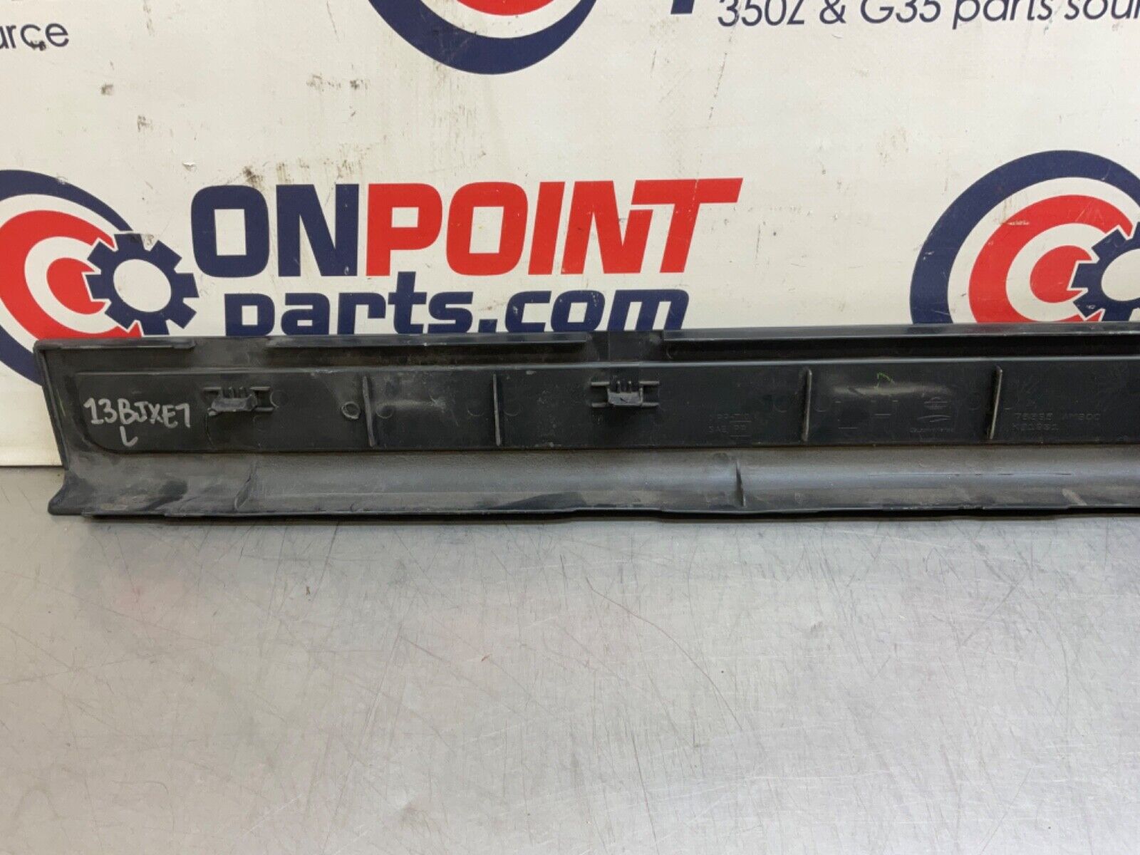2005 Infiniti V35 G35 Driver Door Threshold Kick Plate Trim 76895 OEM 13BJXE7 - On Point Parts Inc