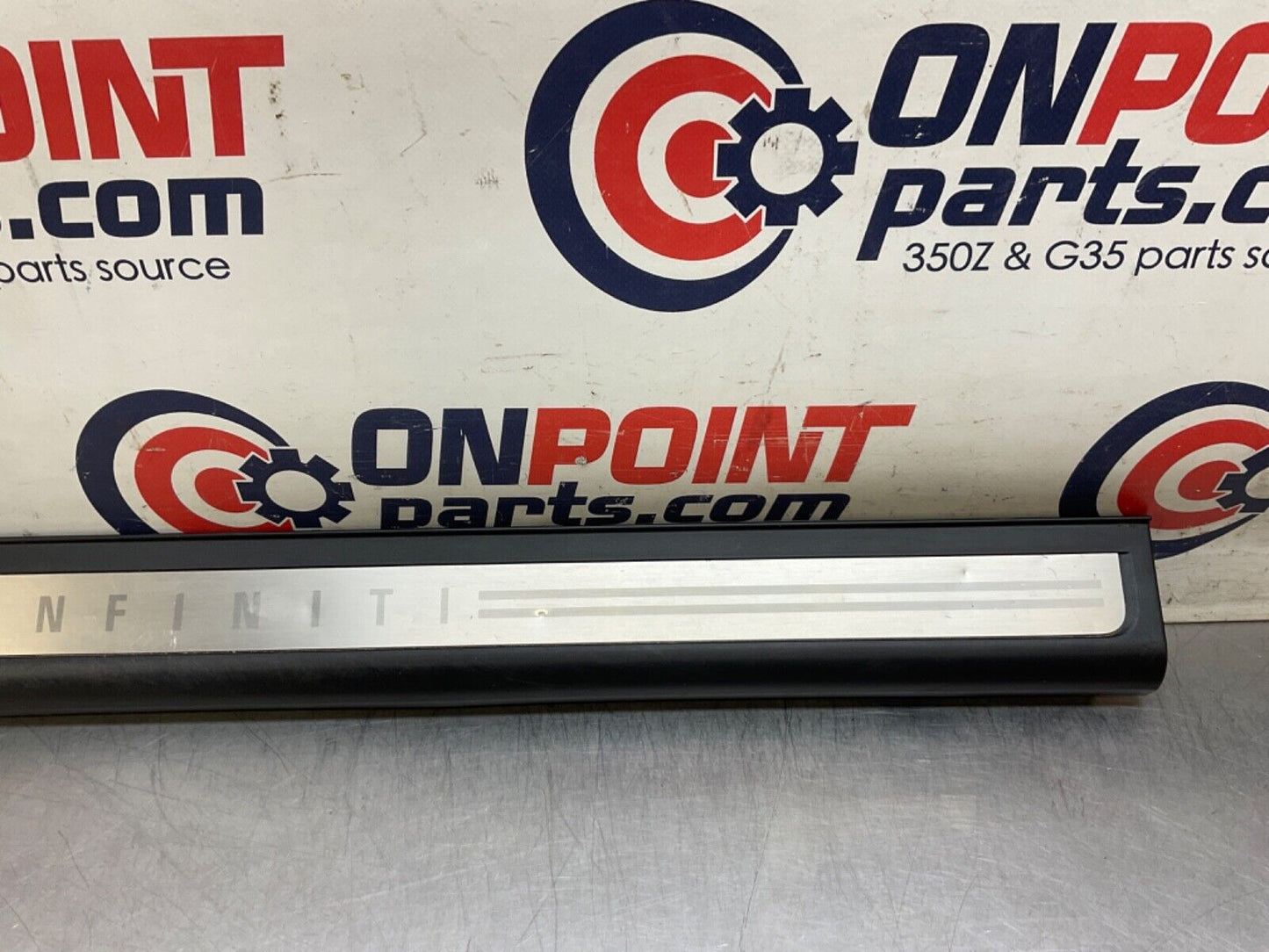 2005 Infiniti V35 G35 Driver Door Threshold Kick Plate Trim 76895 OEM 13BJXE7 - On Point Parts Inc